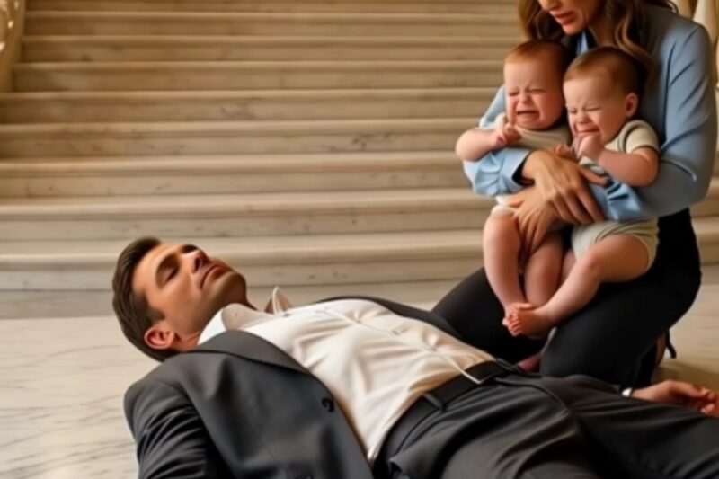 After tumbling down the stairs, the millionaire feigned unconsciousness—what the nanny did next moved him to tears.