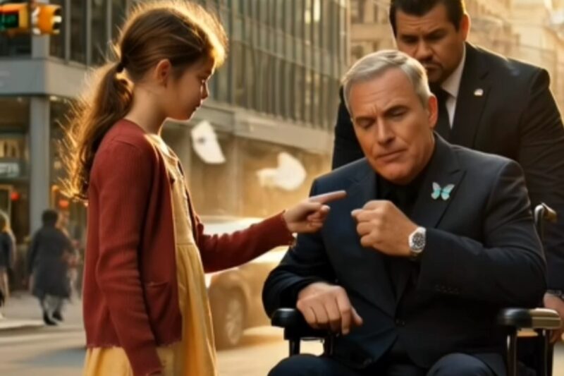 “Sir, my mom owns a brooch just like that…” the street girl told the millionaire. He had no idea who she really was.