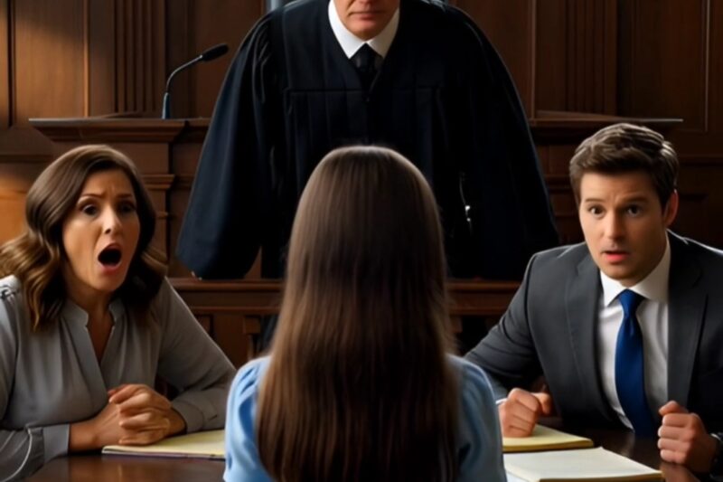 My husband filed for divorce, and my ten-year-old daughter turned to the judge and said, “Your Honor, may I show you something Mommy doesn’t know?”