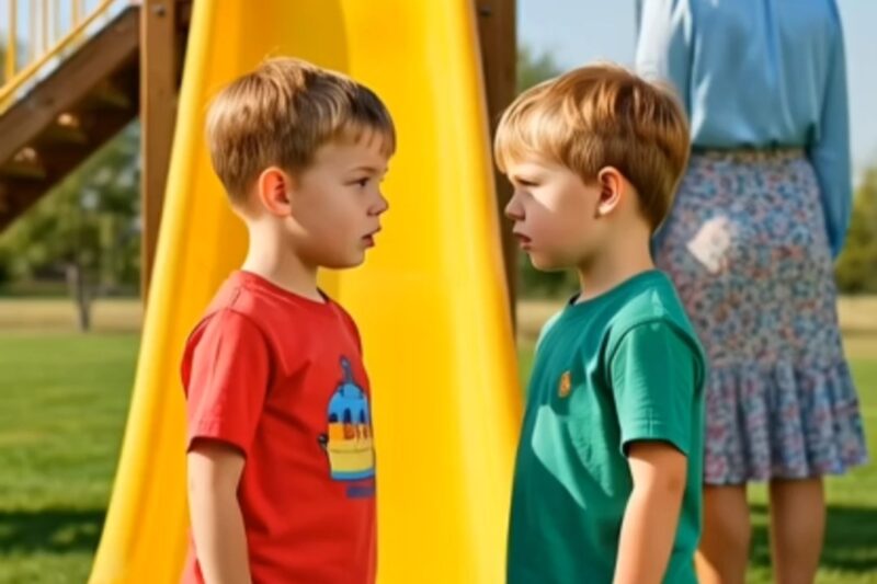 I lost one of my twins during childbirth — but one day my son spotted a boy who looked exactly like him.